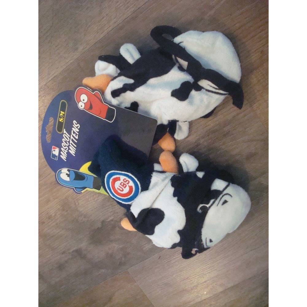 KIDS CHICAGO CUBS WINTER GLOVES  SKI INSULATED   VINTAGE L7
